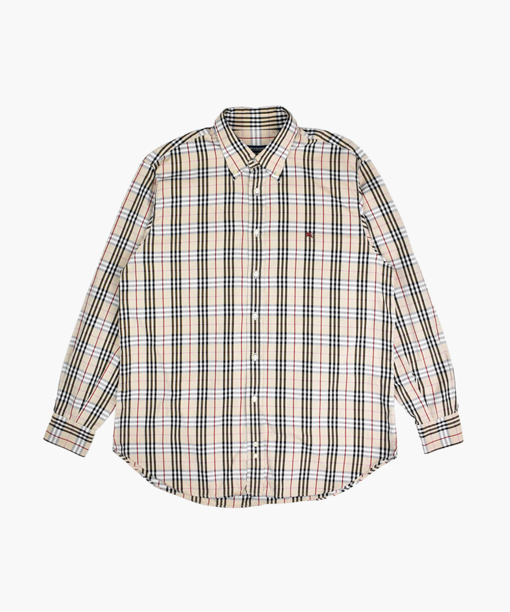 Fake burberry nova check shirt best sale