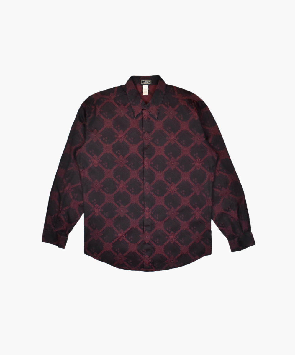 Stussy LV Monogram Vintage Button Up Long Sleeve Shirt