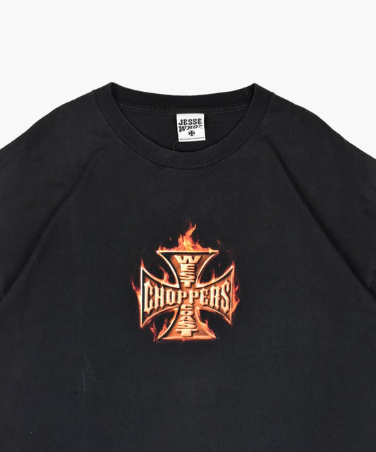 1990s WEST COAST CHOPPERS T-Shirt (XL)