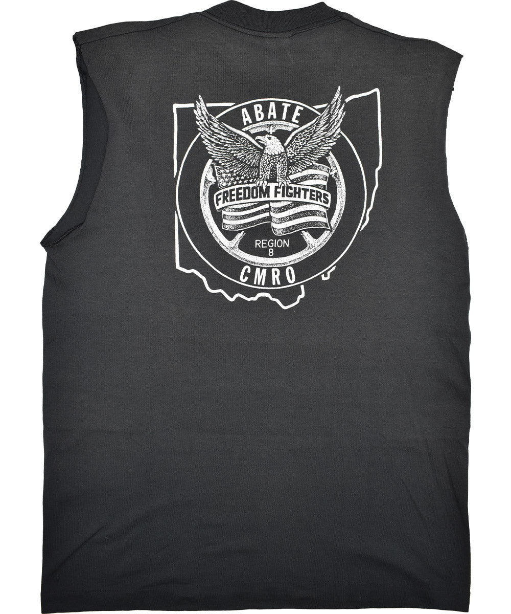 1992 A.B.A.T.E. Fifth Annual County Motorcycle Vintage Tank Top (L)