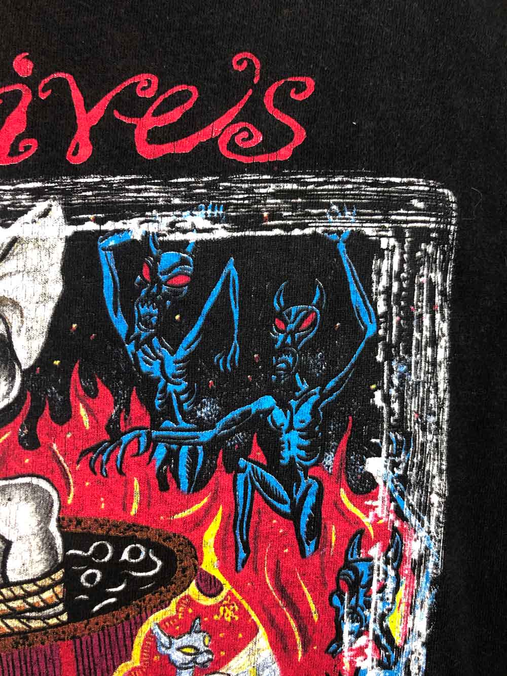 1997 AEROSMITH "Nine Lives" Camiseta Vintage