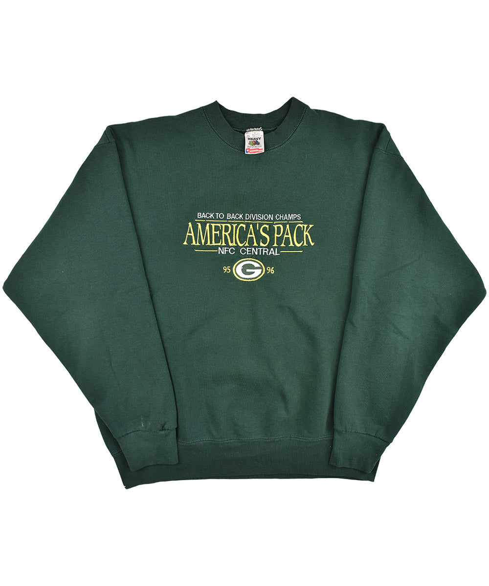 Vintage NFL Green Bay Packers Sweatshirt Crewneck 90s Size XL USA Made 