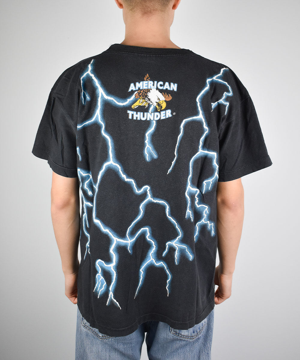 1990s AMERICAN THUNDER T-Shirt (L)
