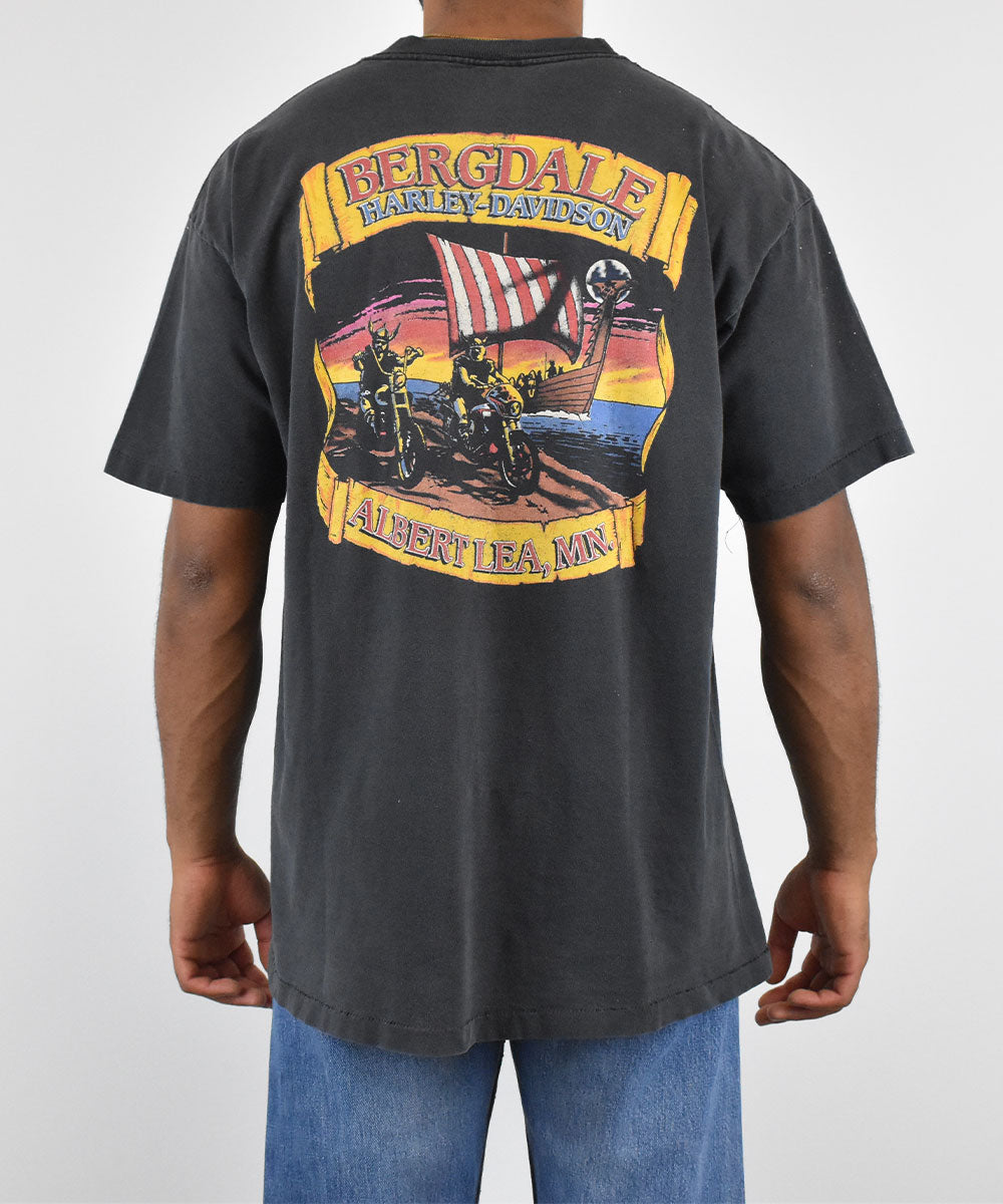 Camiseta Vintage HARLEY DAVIDSON 1992 (XL)