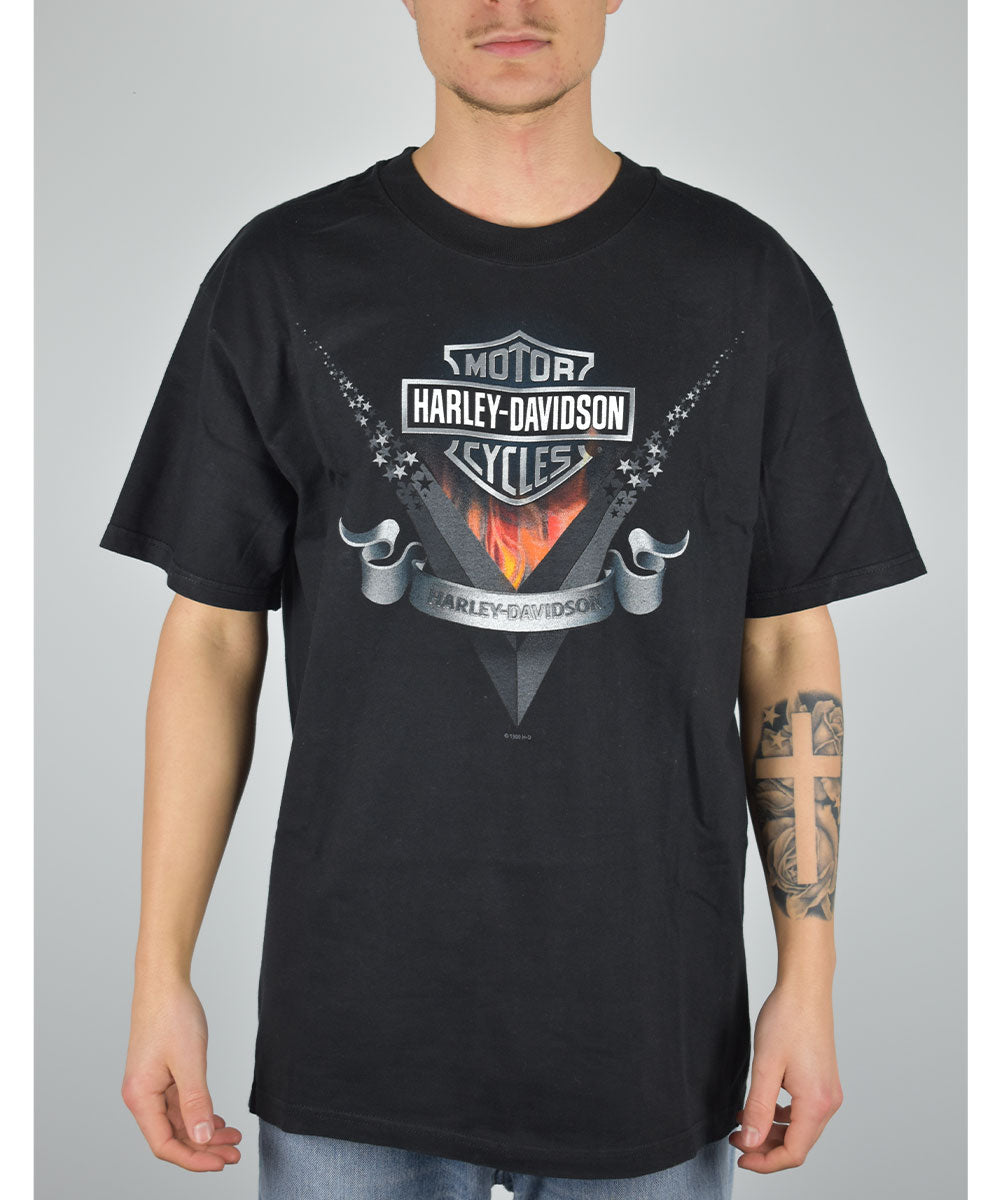 90s HARLEY DAVIDSON "Buffalo NY" Camiseta Vintage