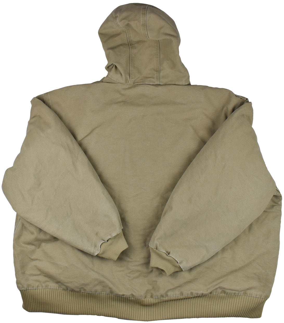 Vintage Carhartt 00s Hooded Jacket Vintage Carhartt jacket with some holes and stains on the piece. Really good vintage look. See photos for a detailed look.
