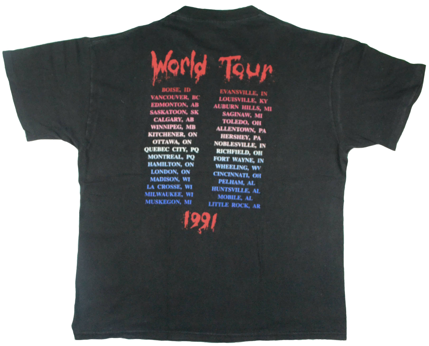 Vintage Band T-Shirt 1991 Cinderella "Shelter Me" "Shelter Me" was the lead single from Cinderella´s third album, Heartbreak Station. It peaked at #36 on the Billboard Hot 100. The band emerged in the mid-1980s with a series of multi-platinum albums and hit singles whose music videos received heavy MTV rotation.
