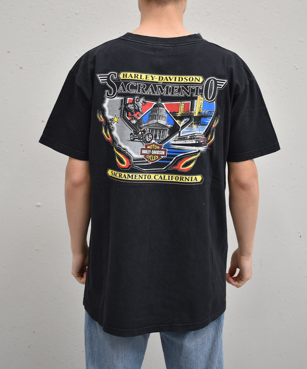 2002 HARLEY DAVIDSON Vintage T-Shirt (L)