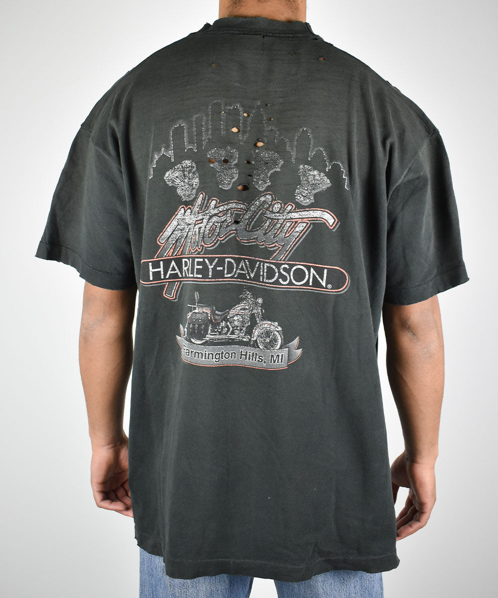 Camiseta Vintage HARLEY DAVIDSON 1998 (XL)