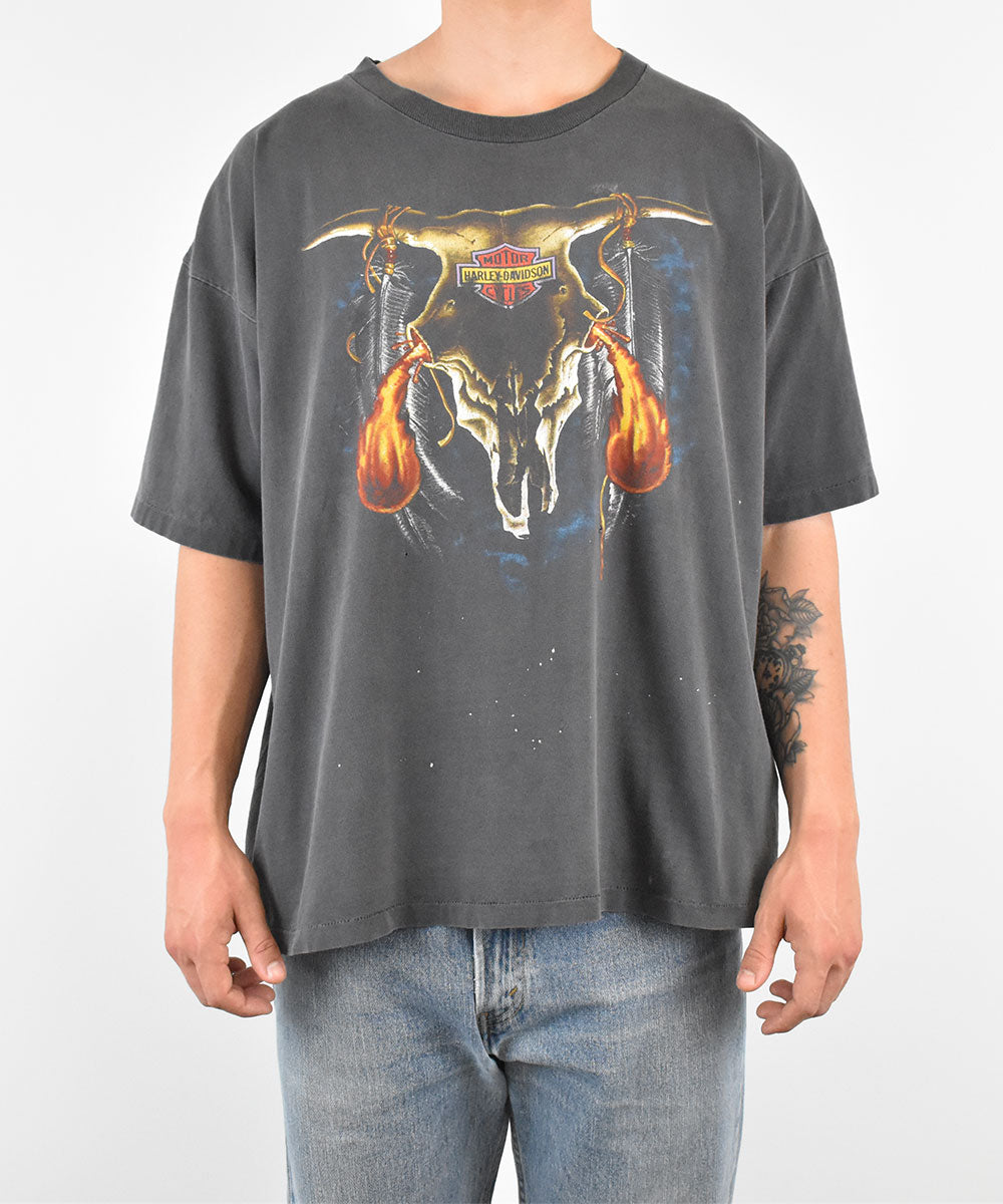 Camiseta Vintage HARLEY DAVIDSON 1982 (2XL)