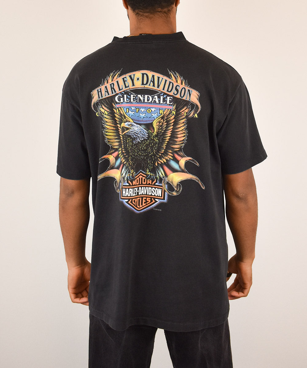Camiseta Vintage HARLEY DAVIDSON 1995 (XL)
