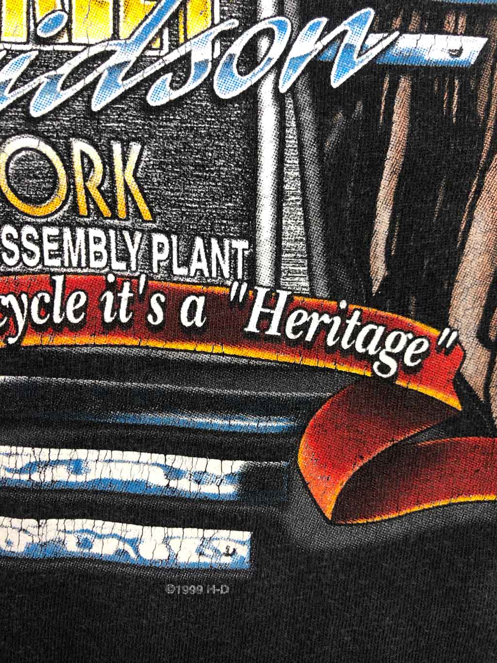 1999 HARLEY DAVIDSON "15th Annual Open House" Camiseta Vintage