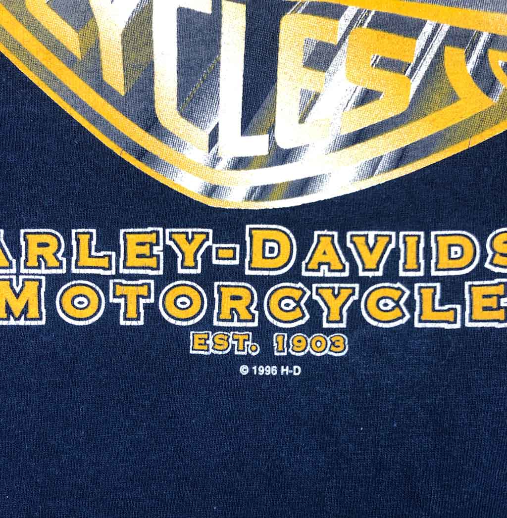 1996 HARLEY DAVIDSON "Genuine" Camiseta Vintage