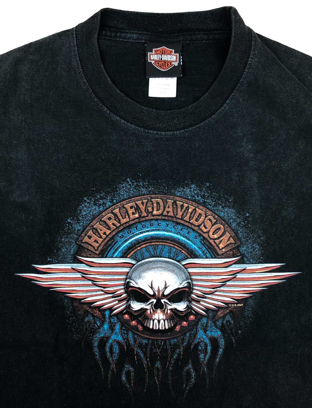 00s HARLEY DAVIDSON "Lakeland HD" Camiseta Retro