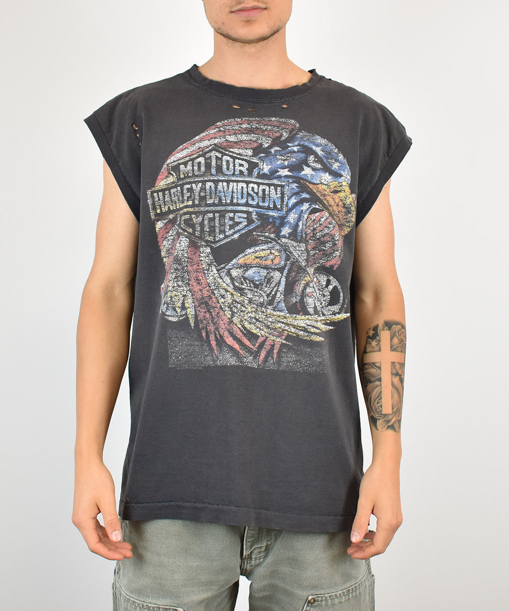 Camiseta de Tirantes Vintage HARLEY DAVIDSON (L)