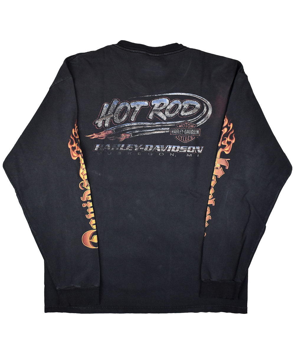 Camiseta Manga Larga Retro HARLEY DAVIDSON (L)