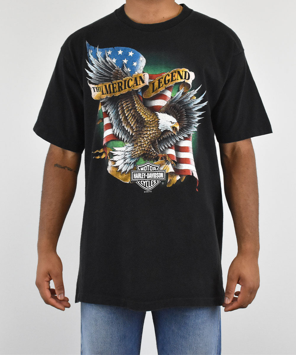 Camiseta Vintage HARLEY DAVIDSON 1995 (XL)