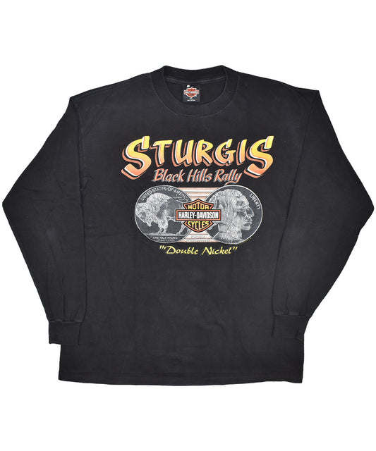 1995 HARLEY DAVIDSON Vintage Long-Sleeve T-Shirt (XL)