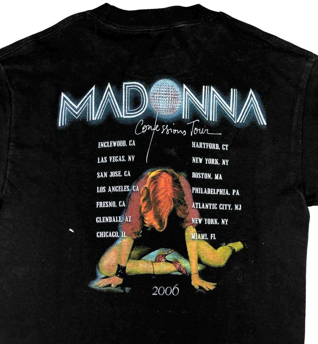 00s MADONNA "Confessions Tour" Camiseta Retro