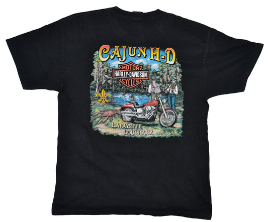 Vintage Harley Davidson 2010 "Mardi Gras" Shirt Vintage Harley Davidson motorcycle shirt with a crazy front image. Two sides graphic tee. The tee has a really good condition.