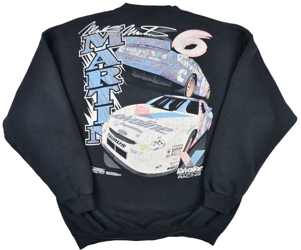 Vintage Nascar Mark Matin 1996 "Valvoline Racing" Crewneck