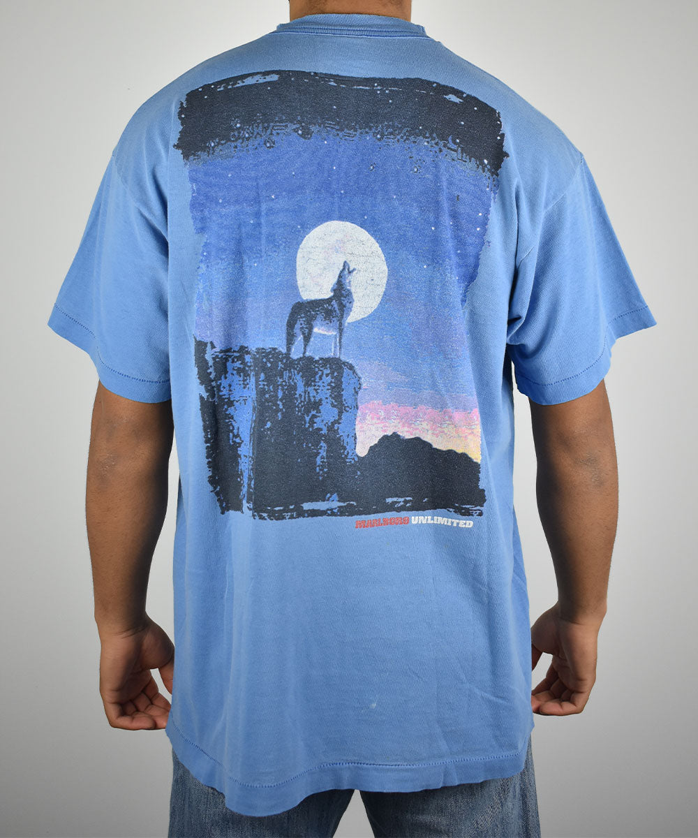 1990s MARLBORO UNLIMITED T-Shirt (OS)