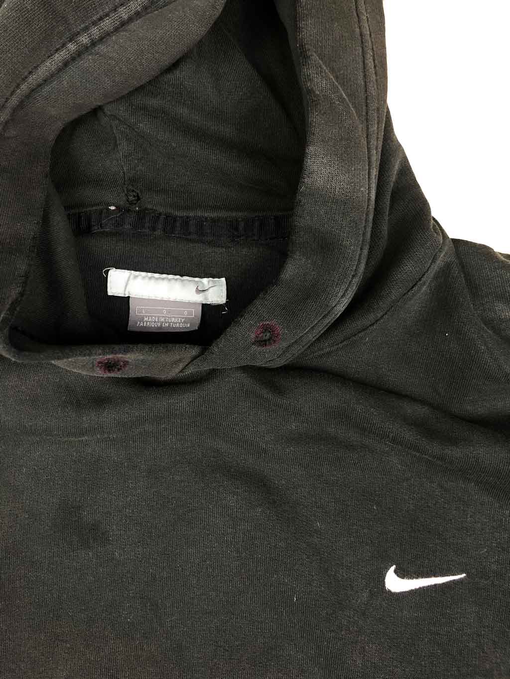 00s NIKE Mini Logo Bordado Hoodie Retro