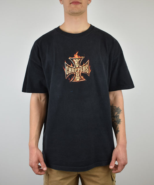 1990s WEST COAST CHOPPERS T-Shirt (2XL)