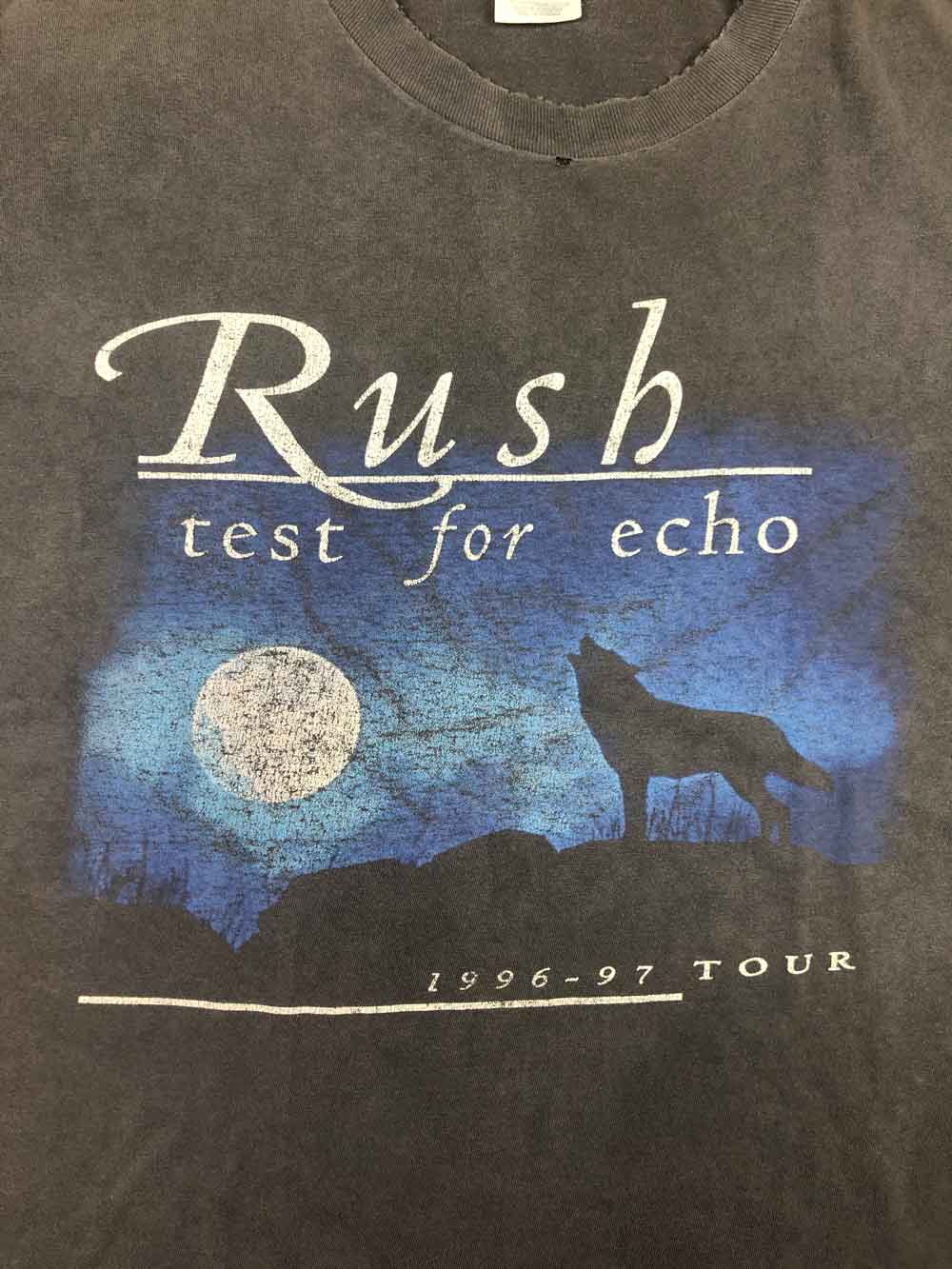 1996 RUSH "Test For Echo" Camiseta Vintage