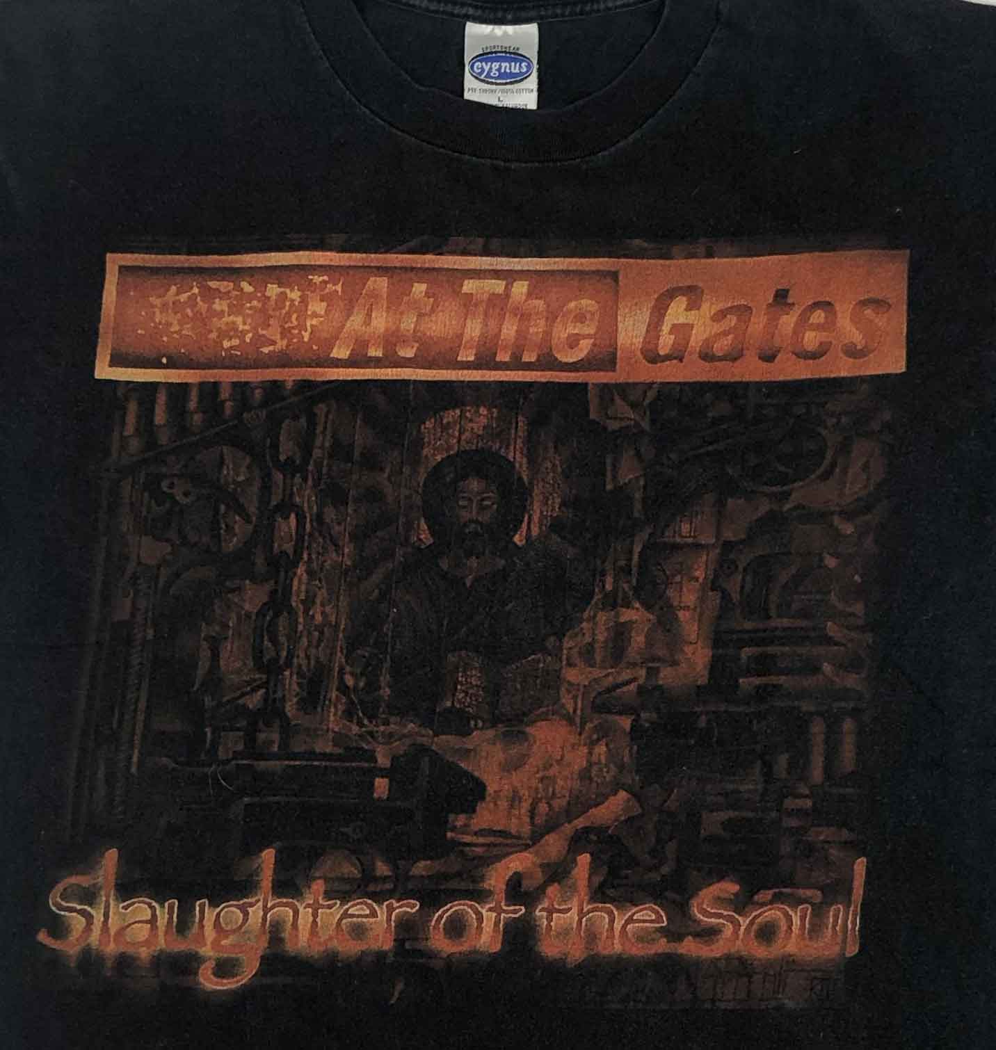 1995 AT THE GATES "Slaughter The Soul" Shirt - Two Vault Vintage