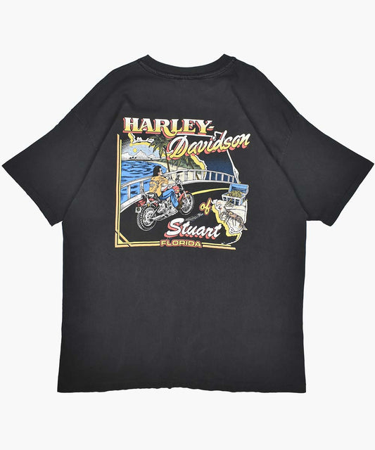 1990s HARLEY DAVIDSON T-Shirt (2XL)