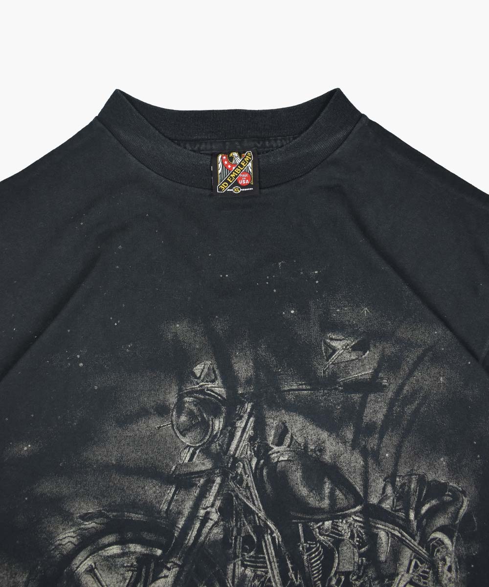 1990s 3D EMBLEM T-Shirt (XL)