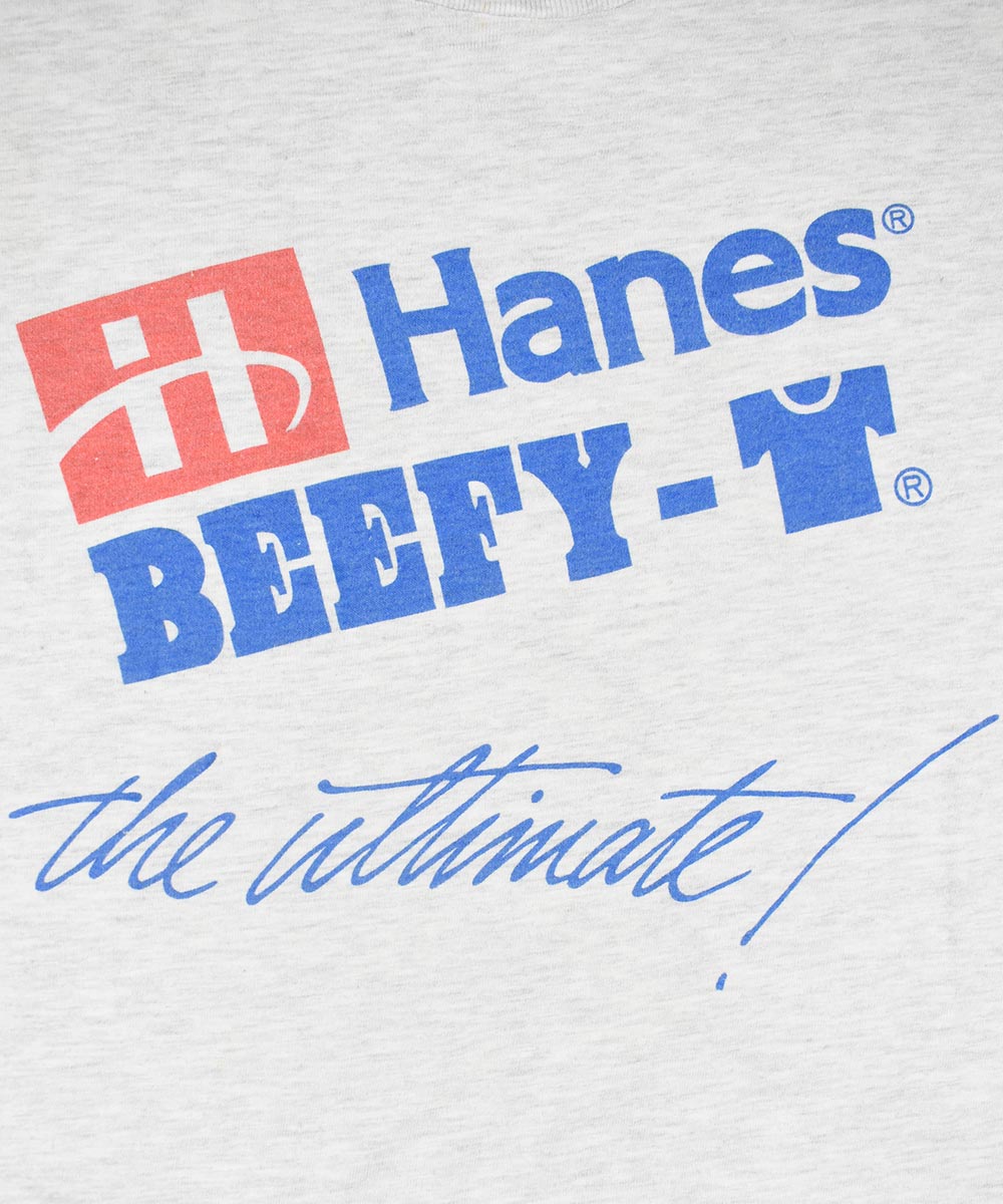 1990s HANES-BEEFY T-Shirt (L)