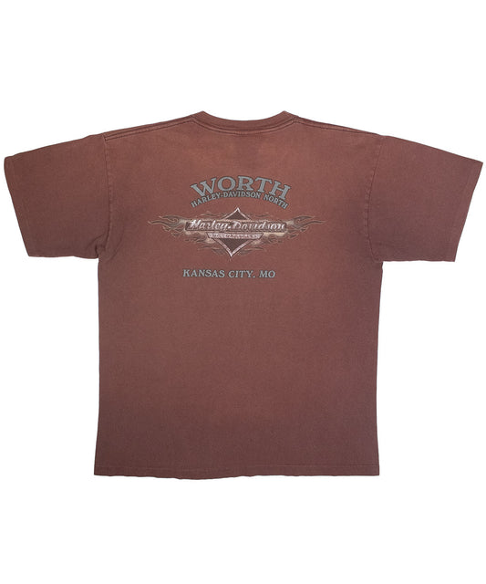 1990s HARLEY DAVIDSON T-Shirt (L)