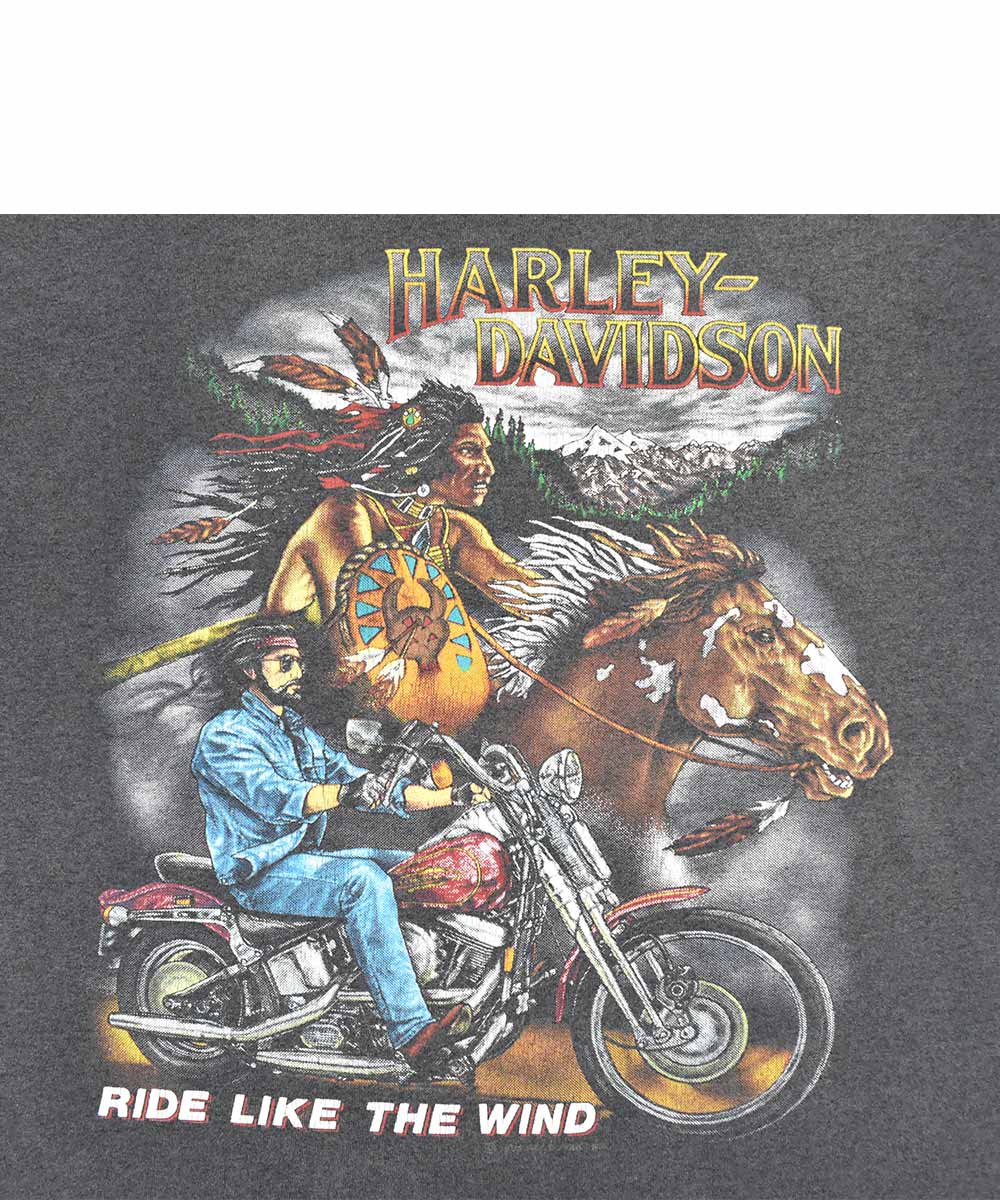 Camiseta Vintage HARLEY DAVIDSON 1991 (XL)
