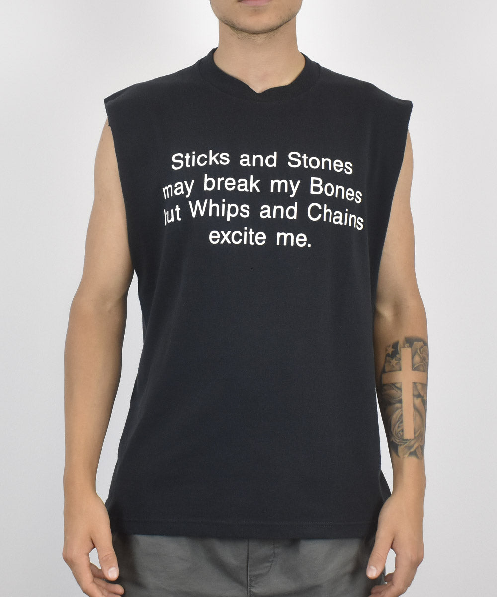 Camiseta sin mangas PARODIA DIVERTIDA 1990 (L)