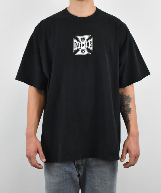 1990s WEST COAST CHOPPERS x LA RAIDERS T-Shirt (XXXL)