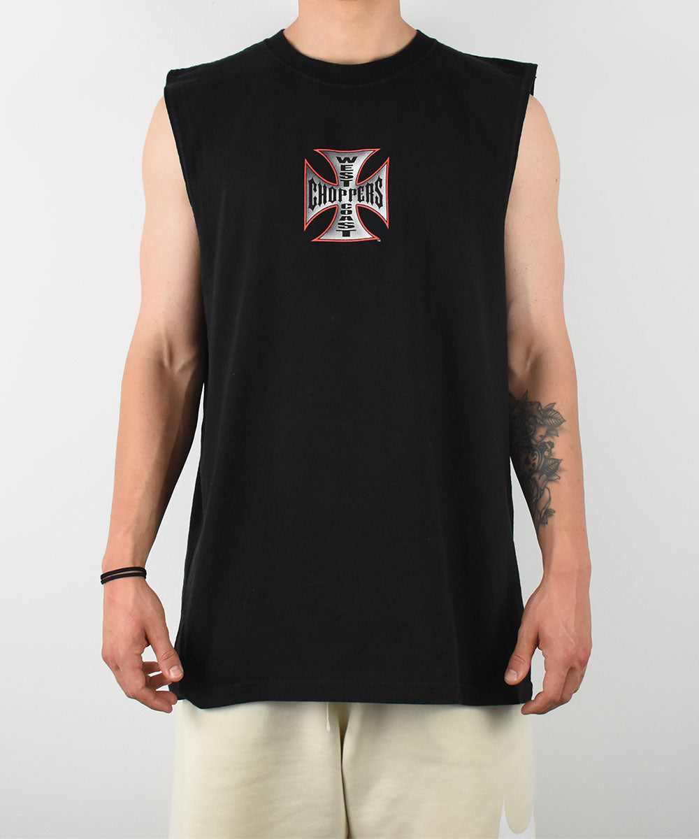 Camiseta sin mangas WEST COAST CHOPPERS 1990 (XL)