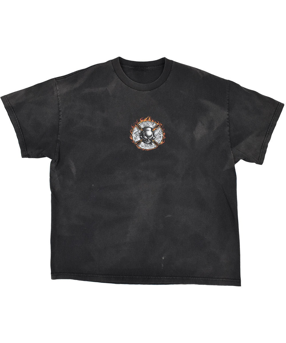 Camiseta Vintage SKULL FLAMES (L)