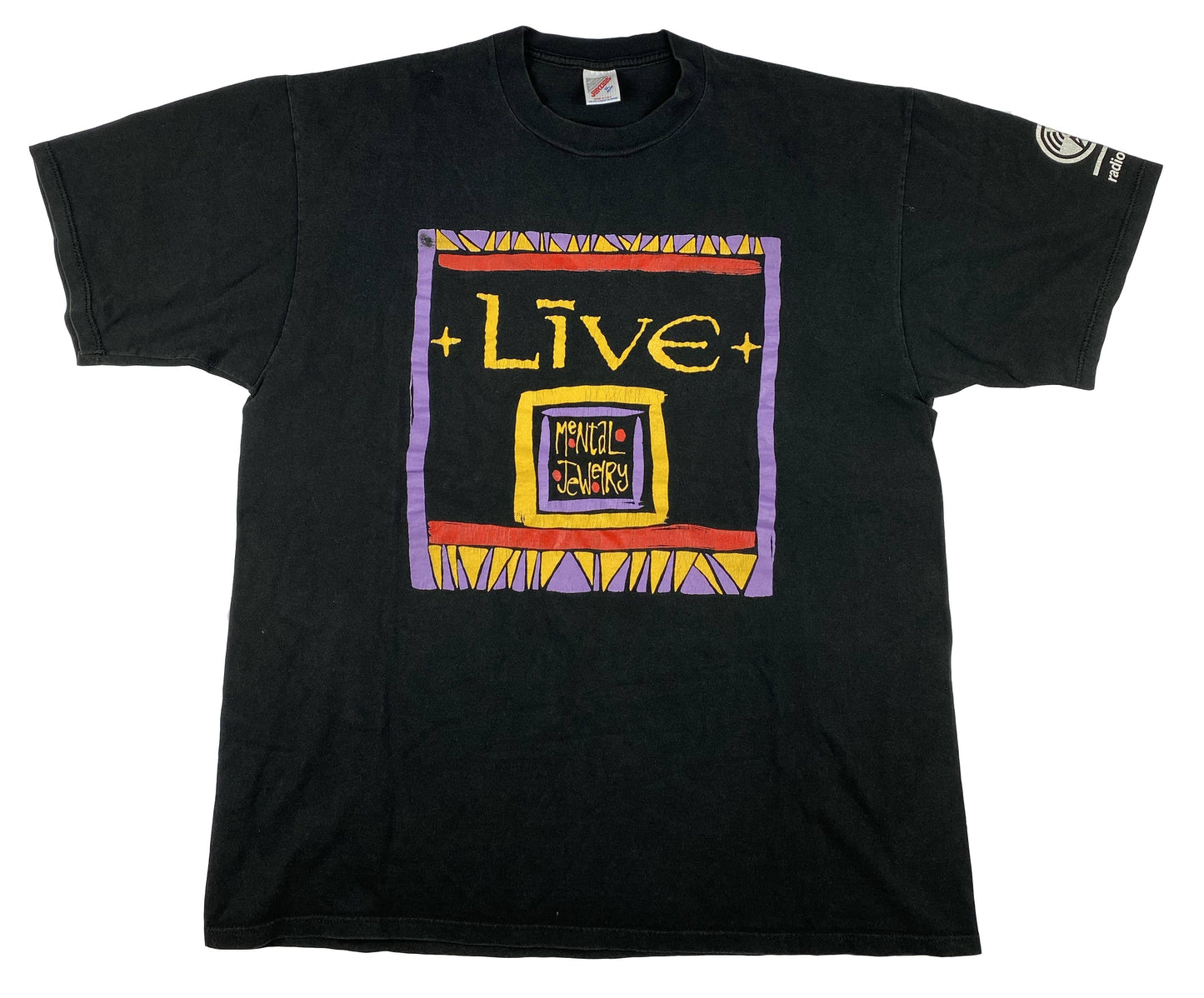 Vintage Band T-Shirt 1991 Live "Mental Jewelry" This was the first studio album from the band. Many of the songs are based on the writings of Indian philosopher Jiddu Krishnamurti. Such a 29 years old piece of history.