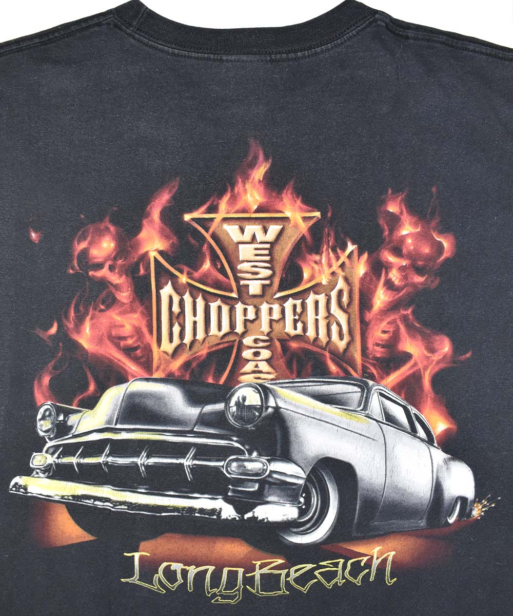 1990s WEST COAST CHOPPERS T-Shirt (2XL)