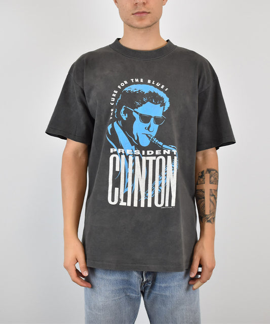 1992 PRESIDENT CLINTON T-Shirt (L)