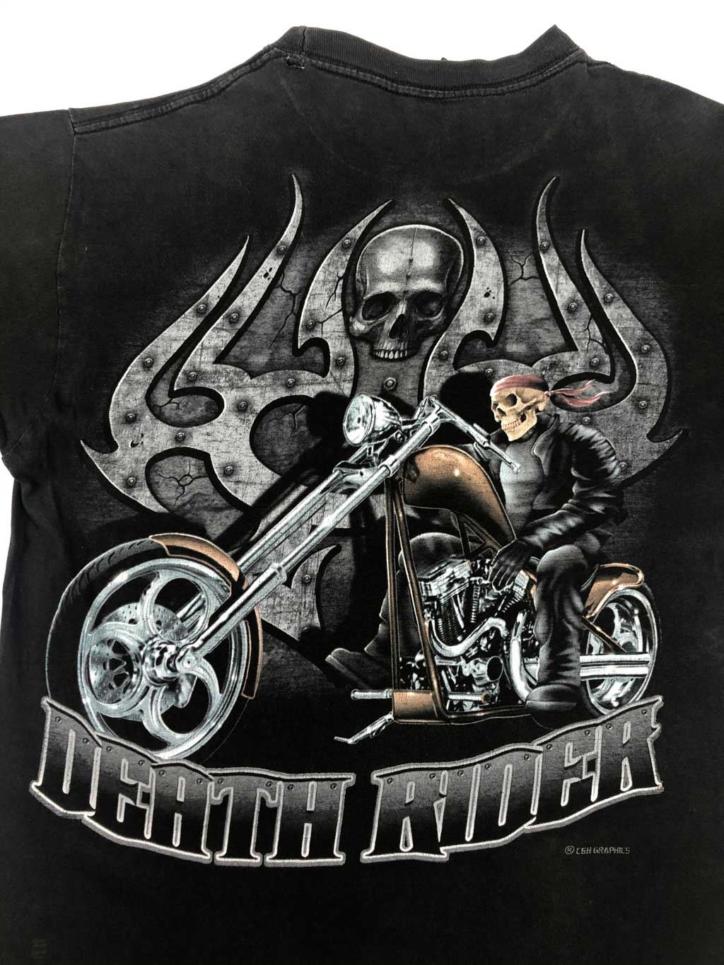 DEATH RIDER Retro T-Shirt (L)