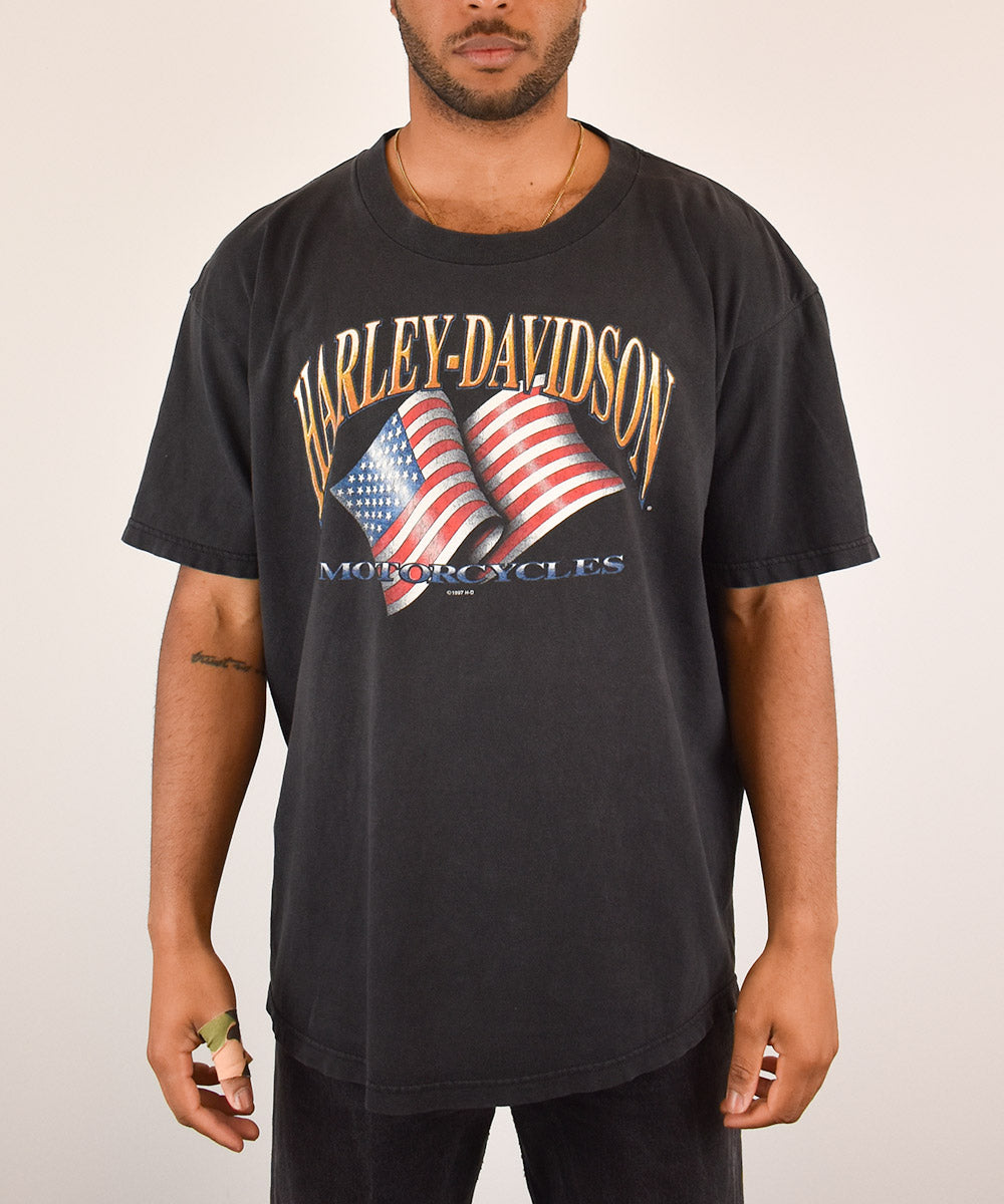 Camiseta Vintage HARLEY DAVIDSON 1997 (XL)