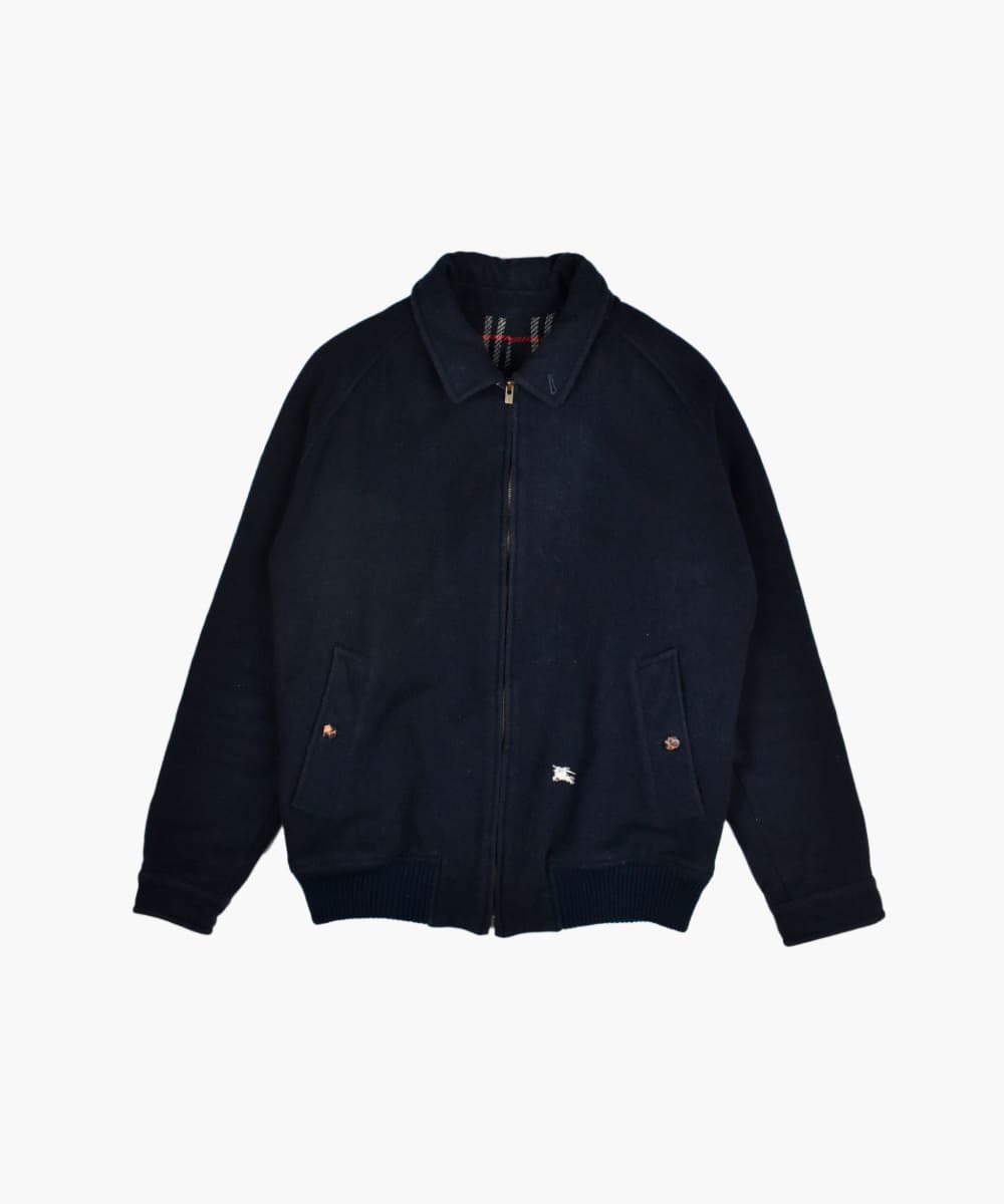 Burberry's 90s vintage 襟付きカーディガン ネイビー Burberry カーディガン ネイビー/ピンク サイズ2 【公式通販】