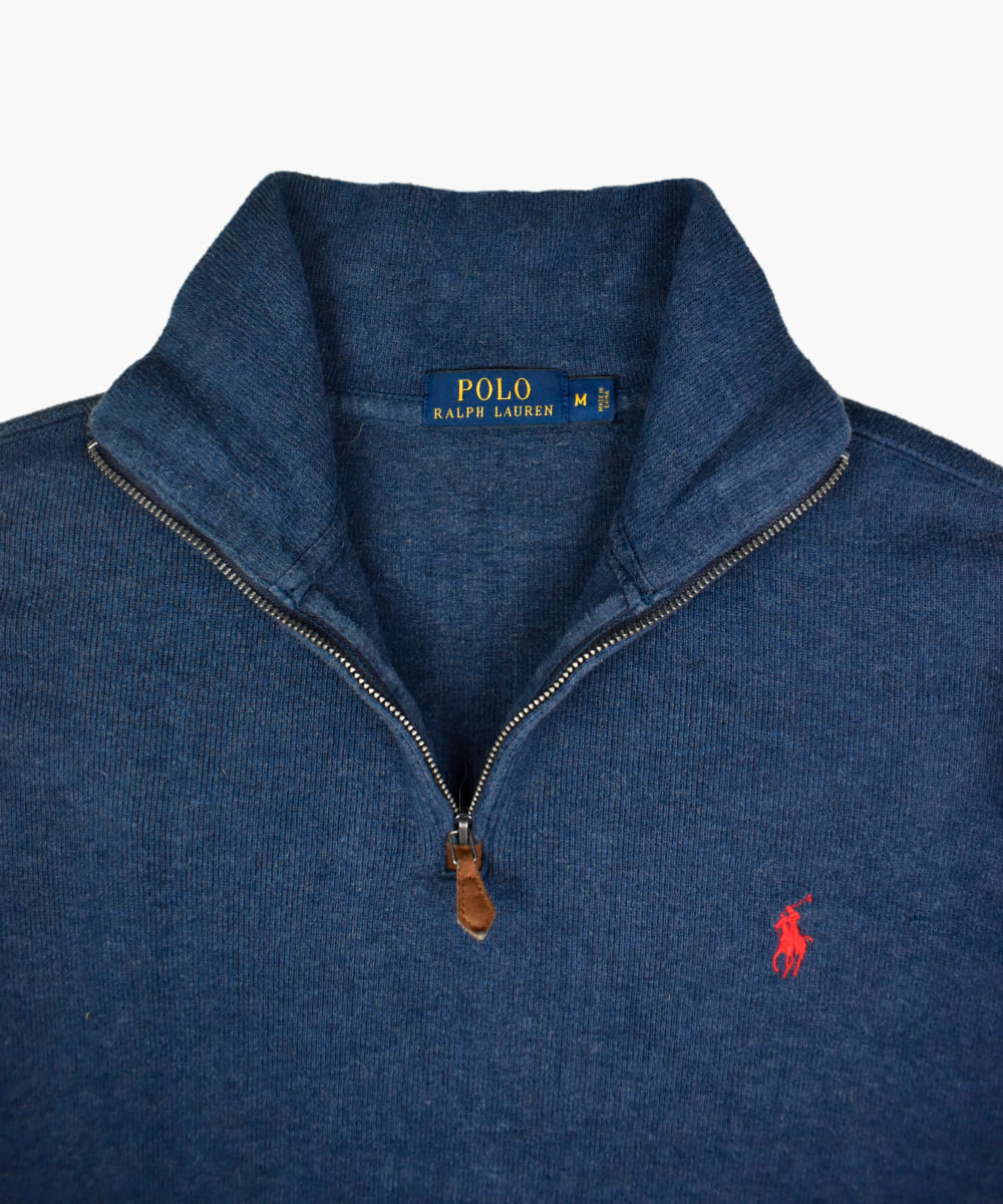 Vintage Polo Sport Ralph Lauren Half Zip Blue Black Reversible Jacket Men's  XL | eBay