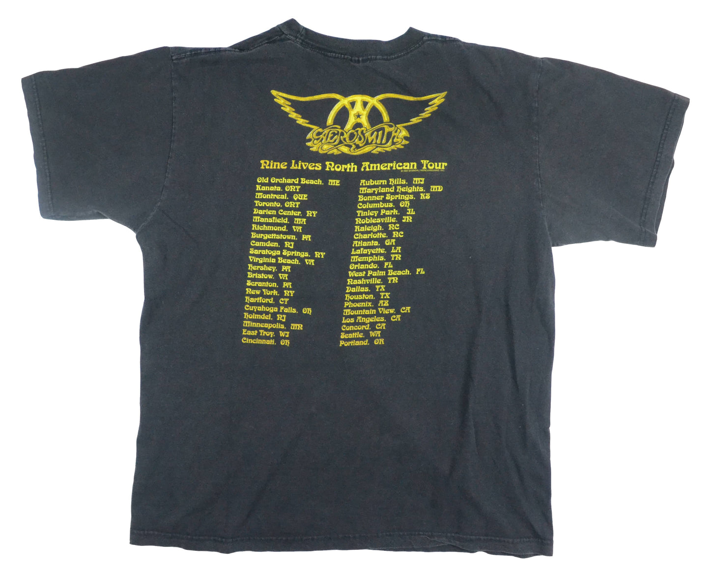 Vintage T-Shirt 1997 AEROSMITH Nine Lives, Camiseta