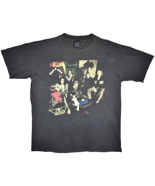 1997 AEROSMITH "Nine Lives" Camiseta Vintage