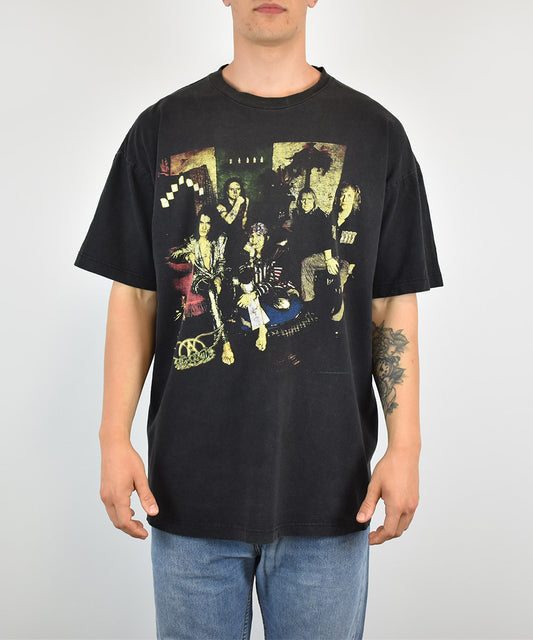 1997 AEROSMITH "Nine Lives" Camiseta Vintage