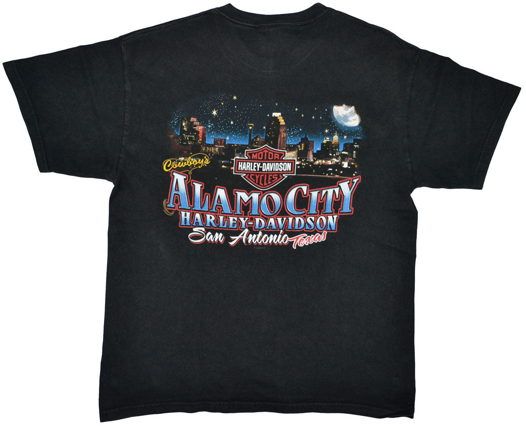 Retro Harley Davidson 2008 "Alamo City" Motorcycle Shirt
